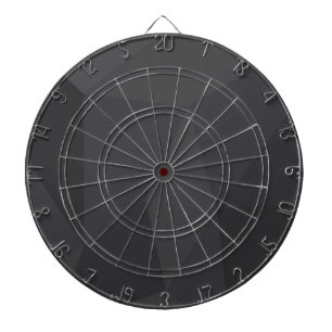 Cool, modern, elegant, trendy trapezoid shapes dartboard
