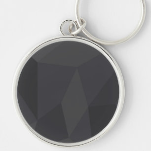 Cool, modern, elegant, trendy trapezoid shapes key ring