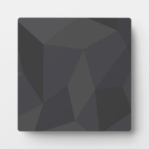 Cool, modern, elegant, trendy trapezoid shapes plaque