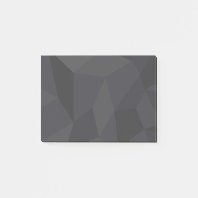 Cool, modern, elegant, trendy trapezoid shapes post-it notes (Front)