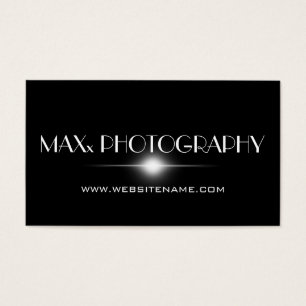 Cool Modern Flare Photographer Photography