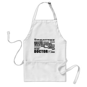 Cool Modern Fun Doctors Greatest Doctor World Ever Standard Apron