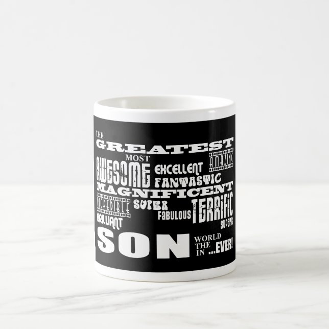 Cool Modern Fun Sons : Greatest Son Coffee Mug (Center)