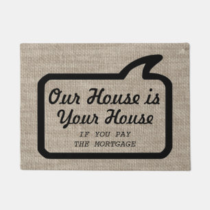 Cool Modern Funny Hilariously Rude Doormat