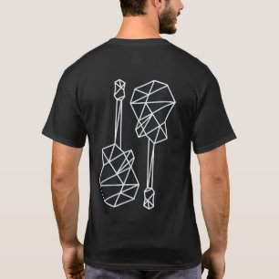 Cool & Modern Geometric Guitars, Music T-Shirt