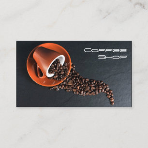 Cool Modern Grey Coffee Mug Photo - Business Card