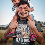 Cool Modern RAD DAD Custom Photo Kid Names T-Shirt<br><div class="desc">Introducing the perfect gift for any cool, modern, and rad dad out there - the Father's Day Cool Modern RAD DAD Custom Kid Names Photo T-shirt! This shirt is a tribute to all the amazing dads who take pride in being fathers and love to show off their kids' names. The...</div>