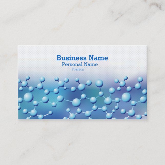Cool Modern Science Laboratory Pharmacy Business Business Card (Front)