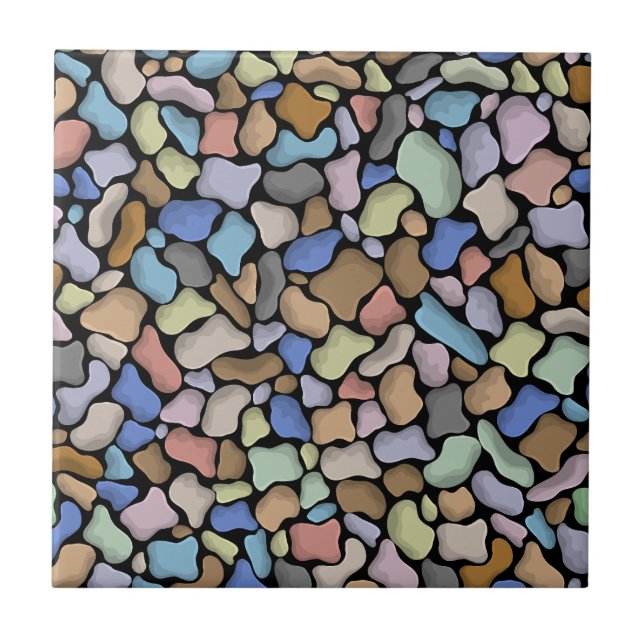 Cool modern stone pattern for home renovation ceramic tile (Front)