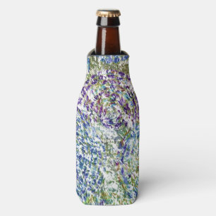 Cool, modern, trendy colourful abstract background bottle cooler