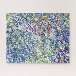 Cool, modern, trendy colourful abstract background jigsaw puzzle
