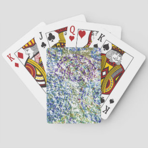 Cool, modern, trendy colourful abstract background playing cards
