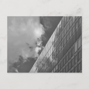Cool, modern, urban nature and architecture postcard