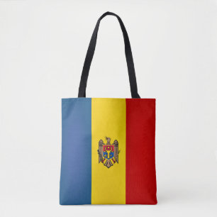Cool Moldova Flag Fashion Tote Bag