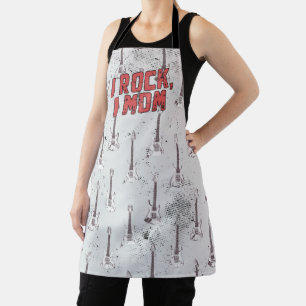 Cool Mom Gift for Rock Mum Unique Mother's Day Apron