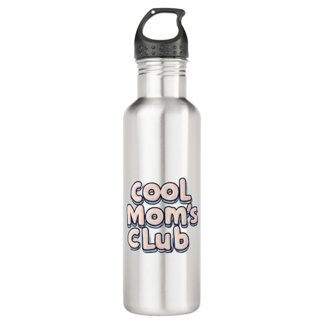 Cool Mom's Club Funny  710 Ml Water Bottle (Front)