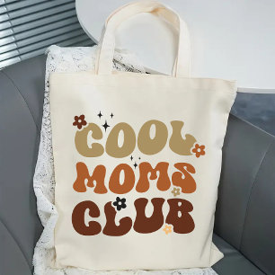 Cool Moms Club Retro Tote Bag, Best Mum Ever Bag