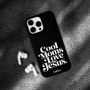 Cool Moms Love Jesus iPhone 16 Pro Max Case
