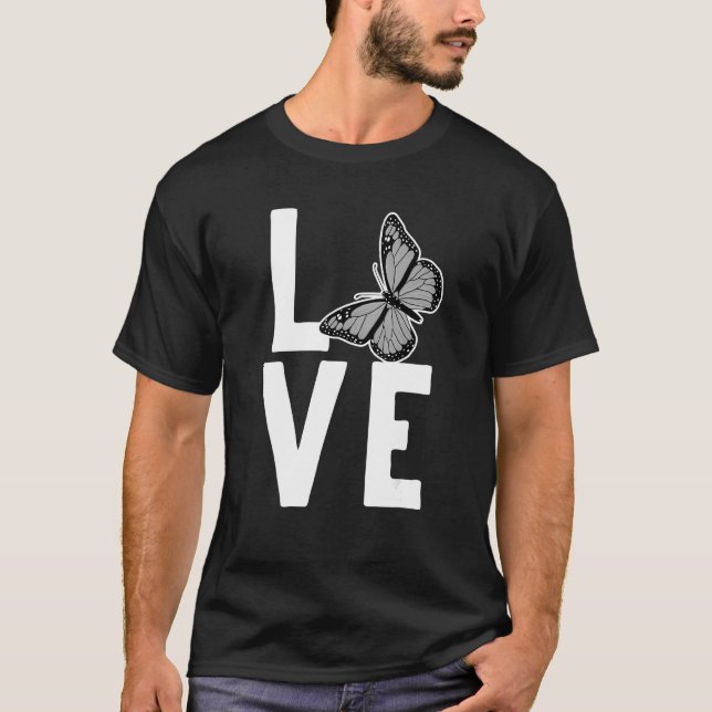 Cool Monarch Butterfly Men Women Lepidopterist Bug T-Shirt (Front)