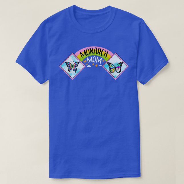 Cool Monarch mom mama for butterfly lover T-Shirt (Design Front)