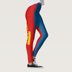 Cool Mongolia Flag Fashion Leggings