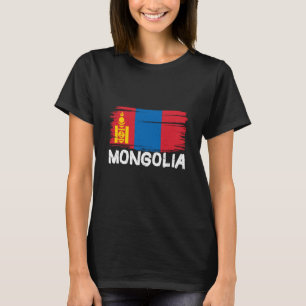 Cool Mongolia Flag T-Shirt
