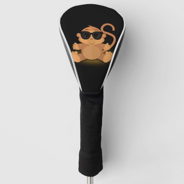 Cool Monkey Golf Head Cover (Front)