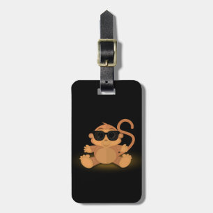 Cool Monkey Luggage Tag