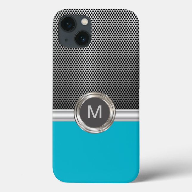 Cool Monogram Rugged Look Case-Mate iPhone Case (Back)