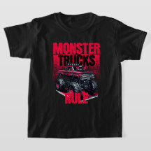 Cool Monster Truck Black and Red