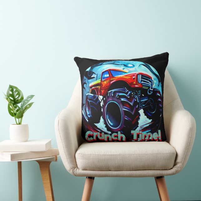 Cool Monster Truck  Crunch Time Cushion (Chair)