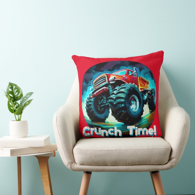 Cool Monster Truck  Crunch Time Cushion (Chair)