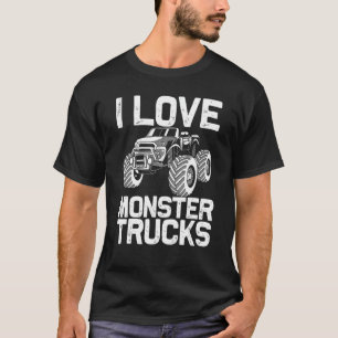 Cool Monster Truck For Men Boys Kids Trucks Big En T-Shirt