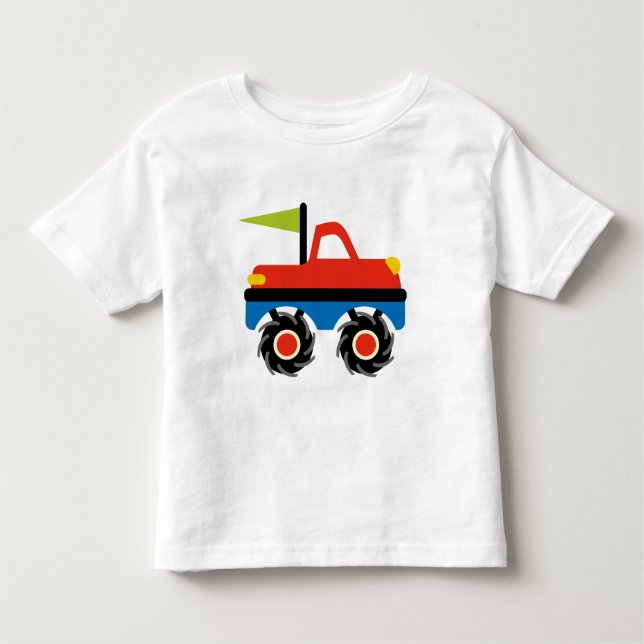 Cool Monster Truck Tshirts Kids Adults Sizes (Front)