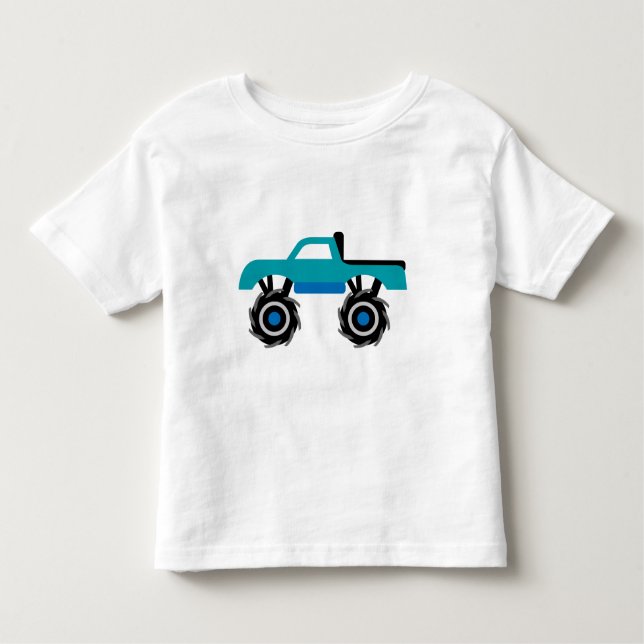 Cool Monster Truck Tshirts Kids Adults Sizes (Front)