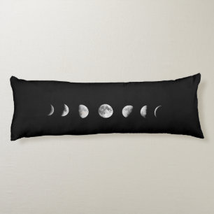 Cool Moon Phases Body Pillow