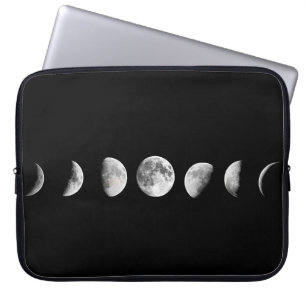 Cool Moon Phases Laptop Sleeve