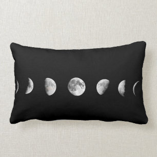 Cool Moon Phases Pillow Lumbar