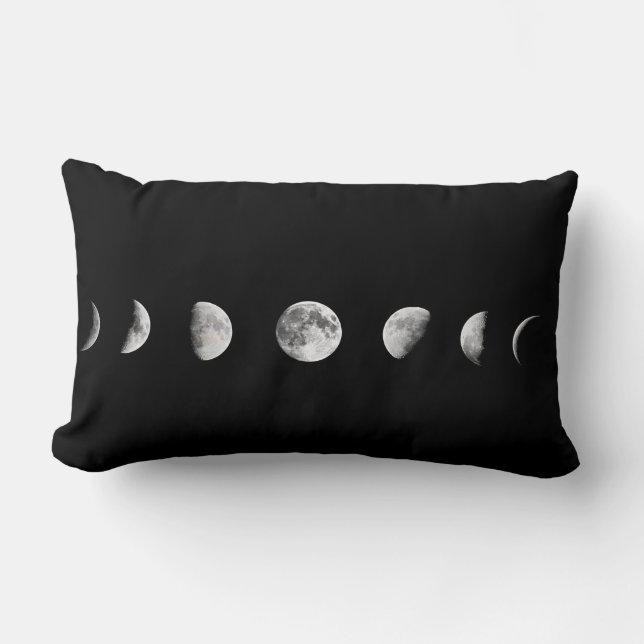 Cool Moon Phases Pillow Lumbar (Front)