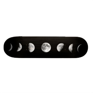 Cool Moon Phases Skateboarding Deck Skateboard