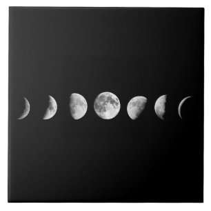 Cool Moon Phases Tile