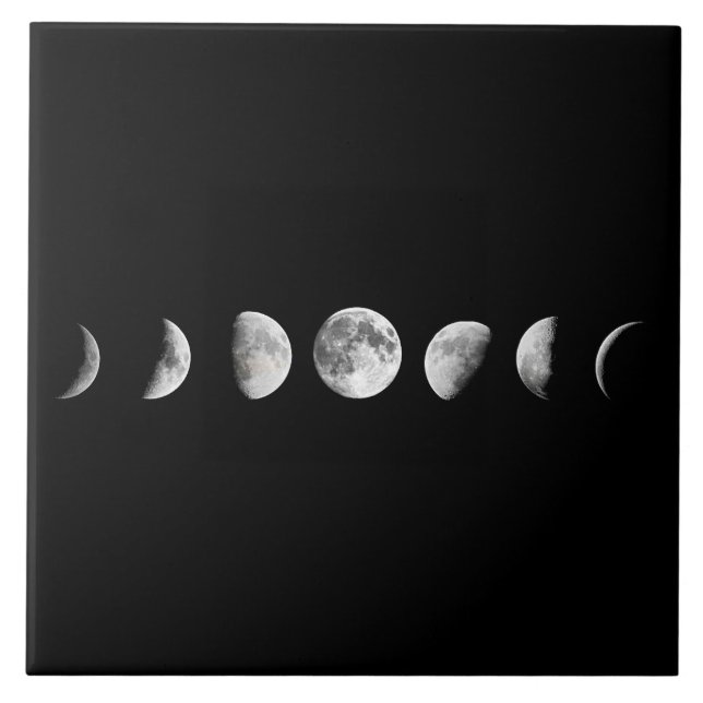 Cool Moon Phases Tile (Front)