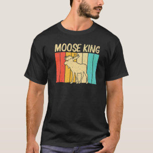 Cool Moose For Men Boys Moose Deer Bull Elk T-Shirt