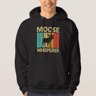 Cool Moose For Men Women Moose Alaska Moose Elk Hu Hoodie