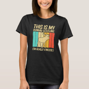 Cool Moose For Men Women Moose Deer Bull Elk T-Shirt
