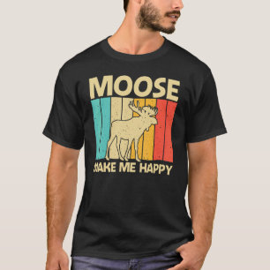 Cool Moose For Men Women Moose Deer Bull Elk T-Shirt