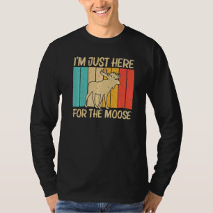 Cool Moose For Men Women Moose Deer Bull Elk T-Shirt
