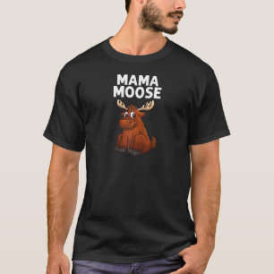 Cool Moose For Women Girls Deer Alaska Moose Lover T-Shirt