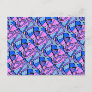 "Cool Morning" Tiled Image Abstract Postcard