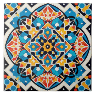 Cool Moroccan style pattern  Ceramic Tile